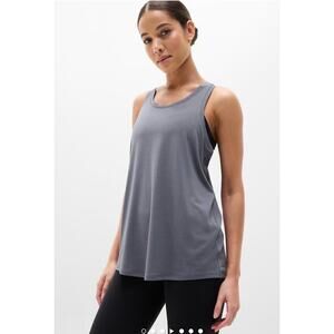 Athleta Move With Ease Tank Small Slate Gray Modal Blend Racerback Athleisure